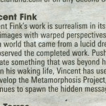 my bio printed in the Houston Press for Artopia