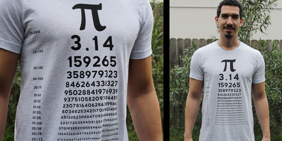 pi chart, pi day, math tshirts