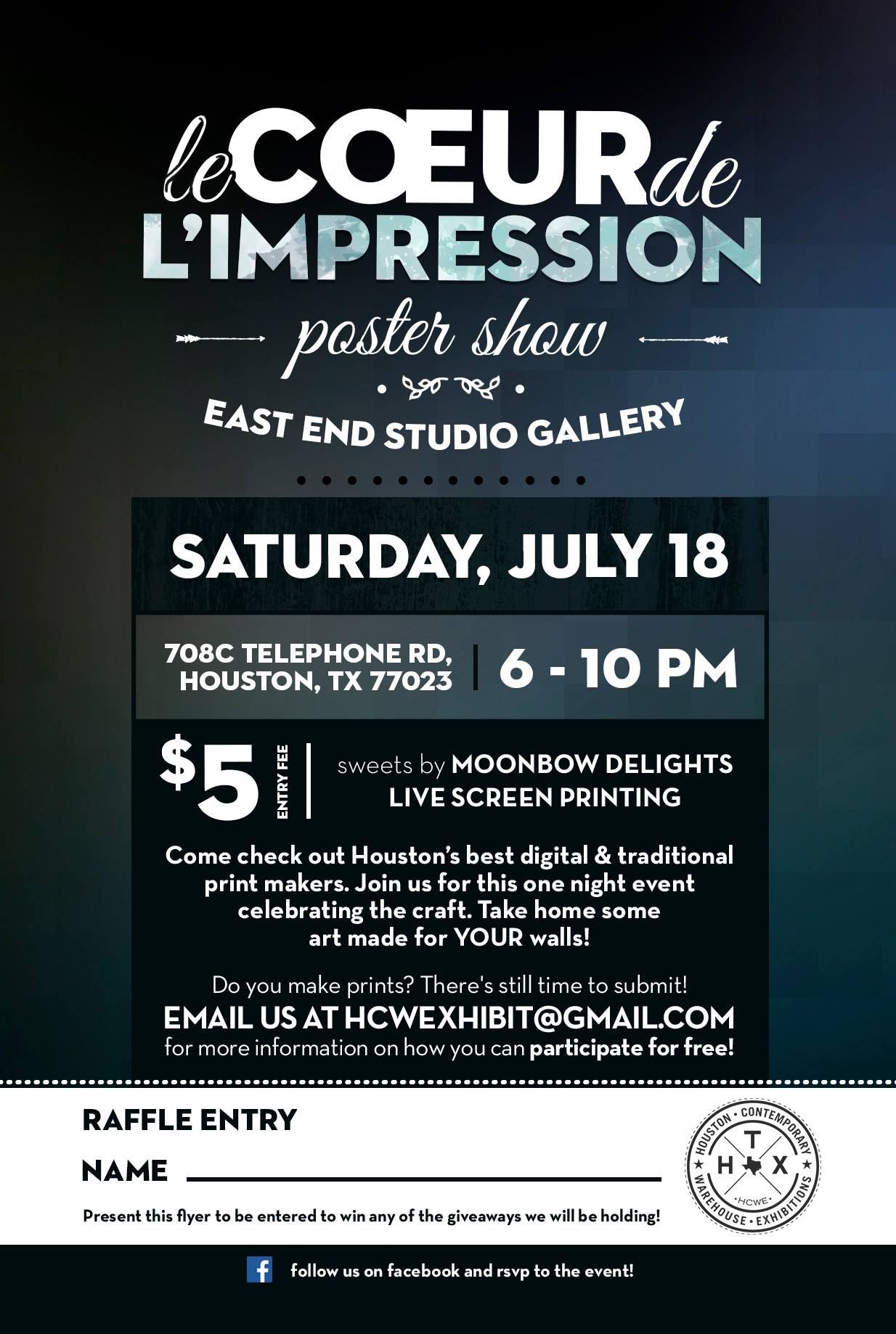 upcoming events poster