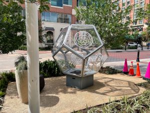 Dodecahedron Art Installation at Art Museum TX Sugar Land