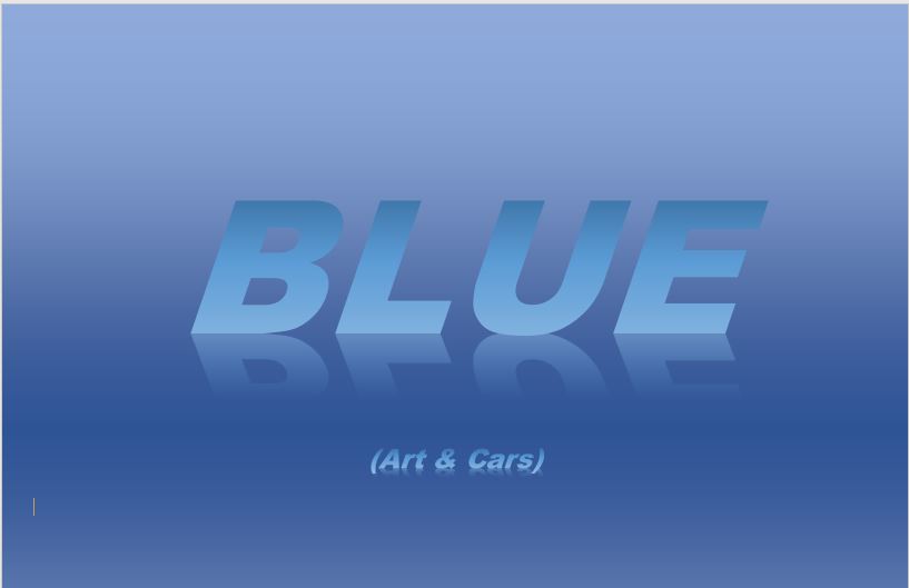 blue art car museum group show 2023